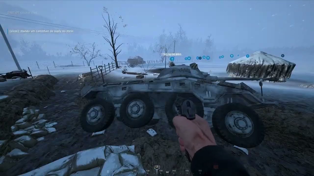 Me Deixaram sozinho no Tanque [ Hell Let Lose )