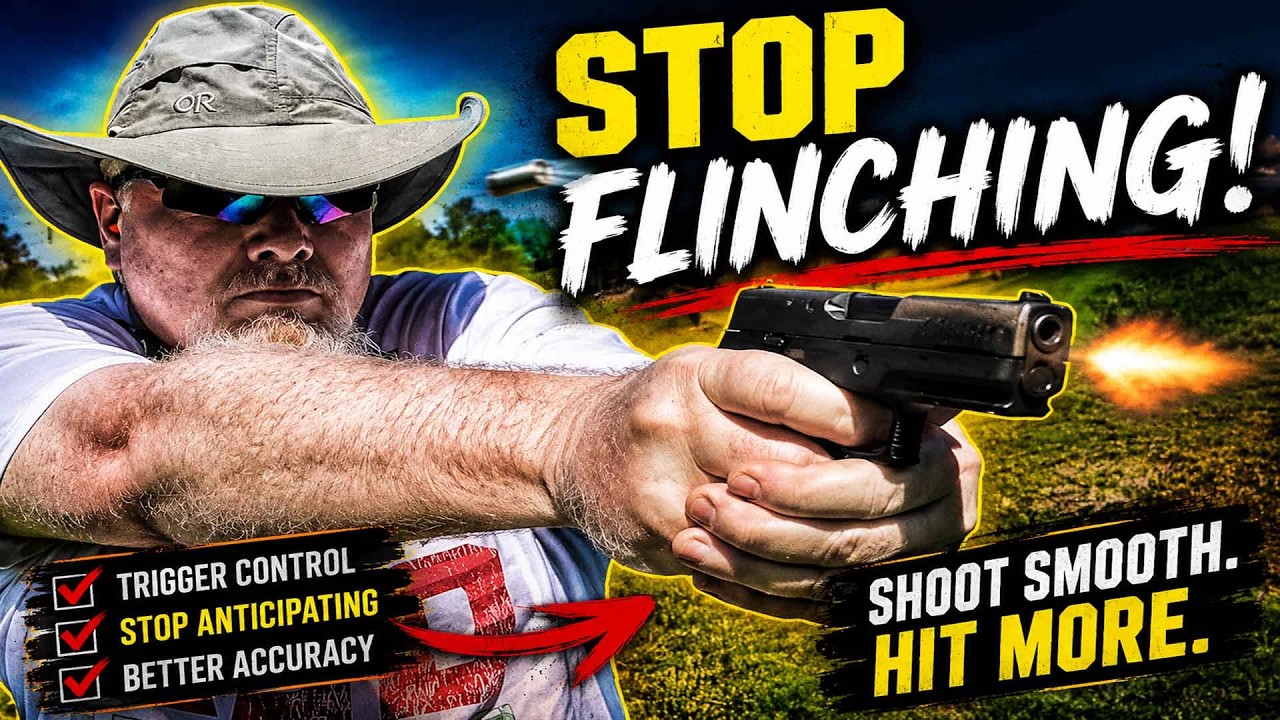 How to stop flinching when shooting a pistol