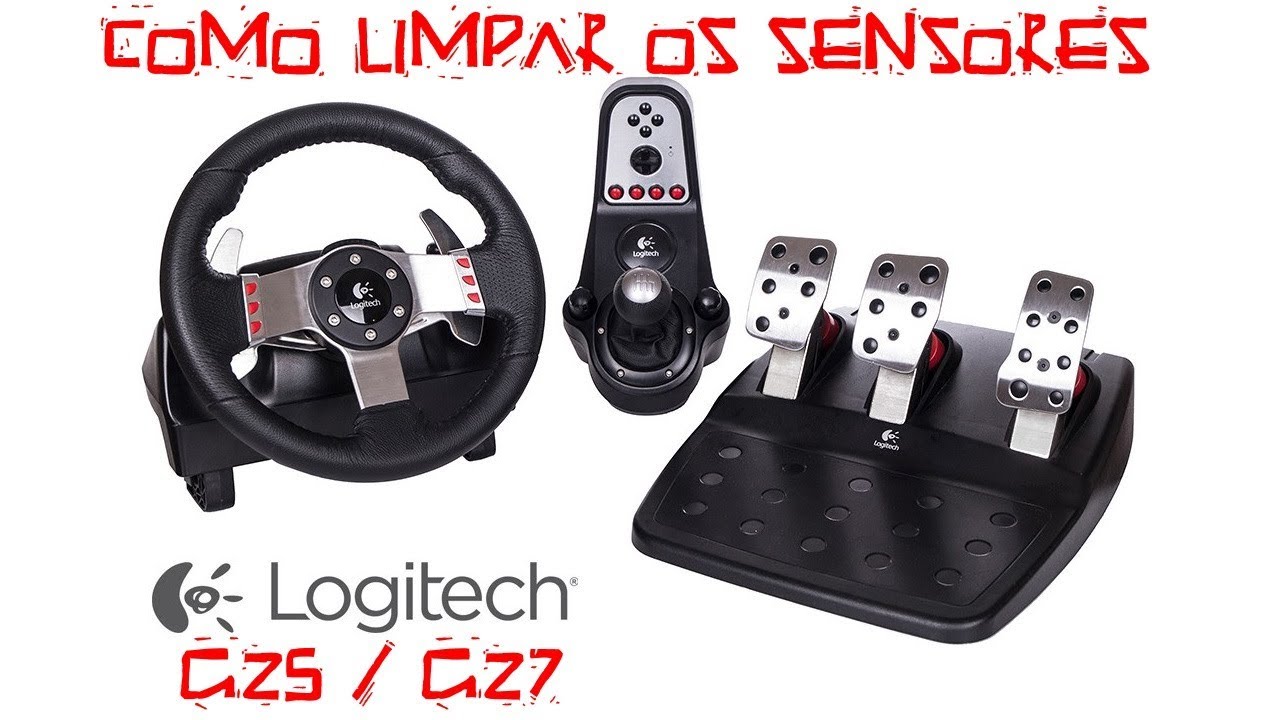 COMO LIMPAR OS SENSORES DO LOGITECH G25 / G27