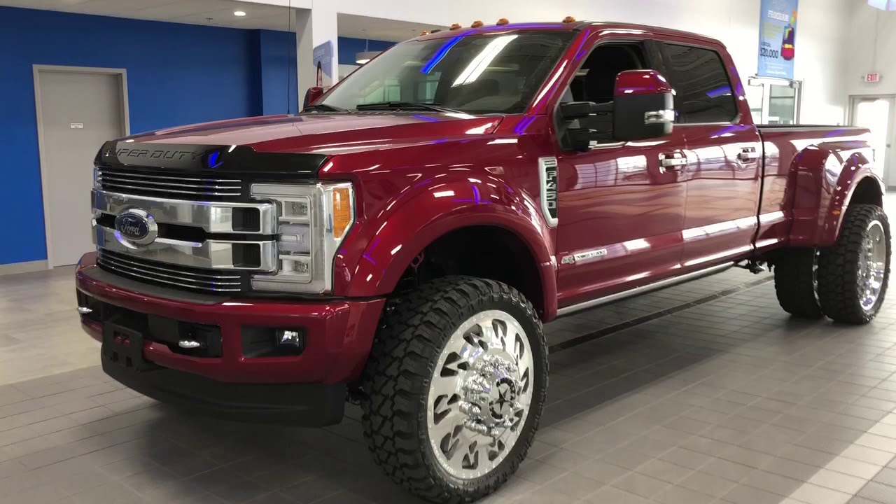 Lifted Ford F450 walk around