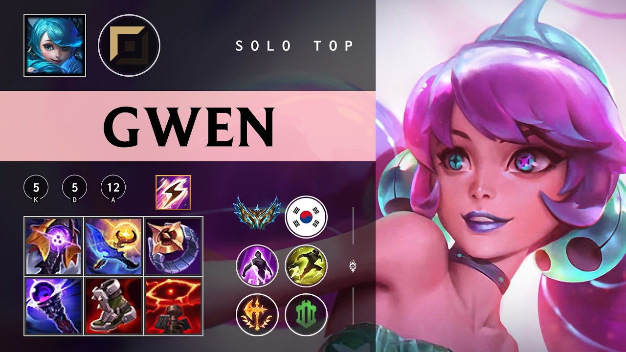 Gwen Top vs Camille - KR Challenger Patch 26.05