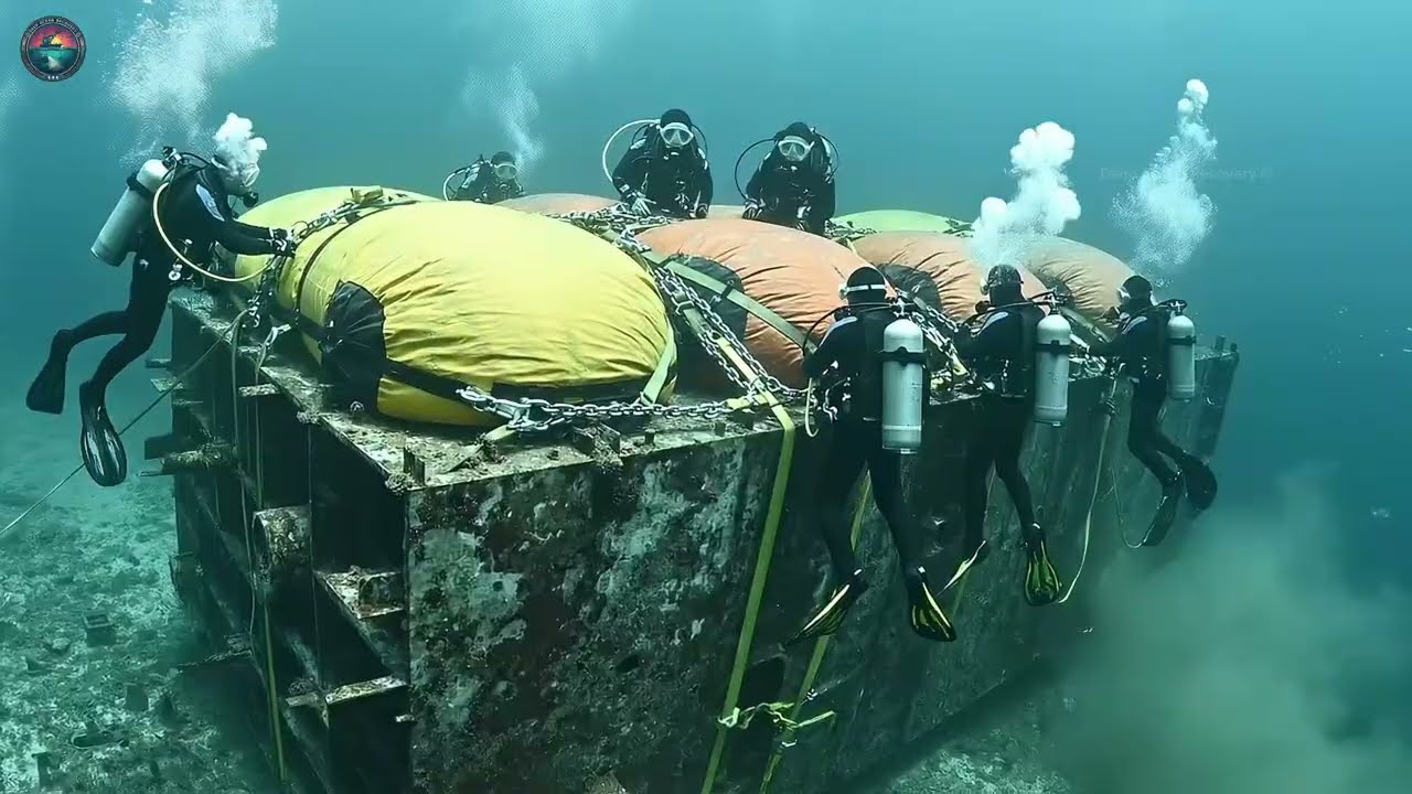 Deep Ocean Salvage: Heavy Lift Barge in Action Highlights