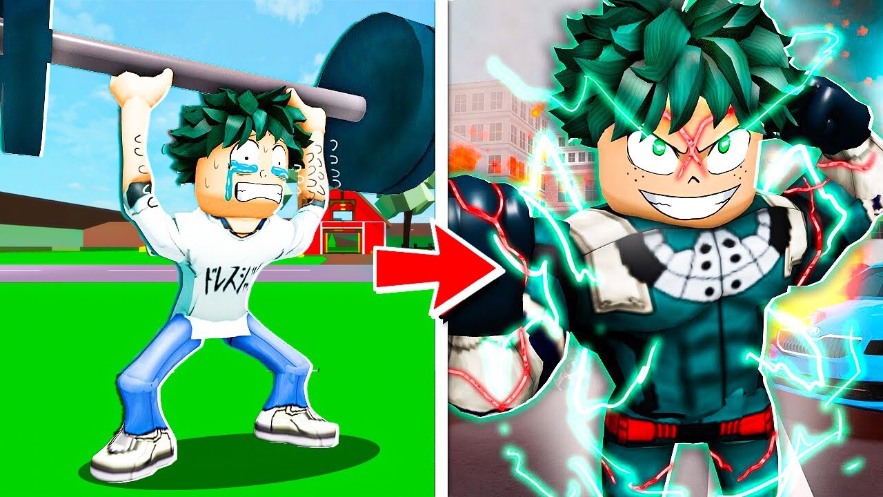فيلم روبلوكس : من ميدوريا النوب الفاشل 😭💔الي أقوى ميدوريا في عالم الانمي 🔥💪( قصة حزينة 😭💔)
