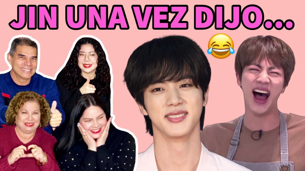 FRASES ICÓNICAS DE JIN QUE ARMY JAMÁS OLVIDARÁ ✨| Reacción EN FAMILIA!! 💗