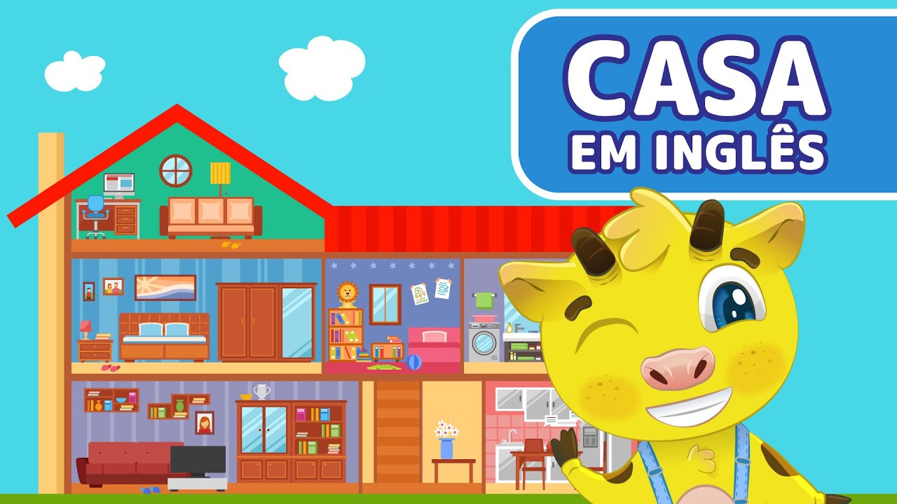 INGLÊS INFANTIL | PARTES DA CASA EM INGLÊS  | AULA DE INGLÊS PARA CRIANÇAS AMIGO MUMU