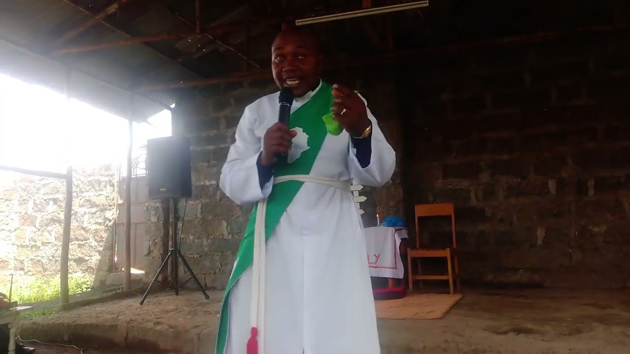 Deacon wangombe powerful sermon Theme Taking care of what you are carrying 
