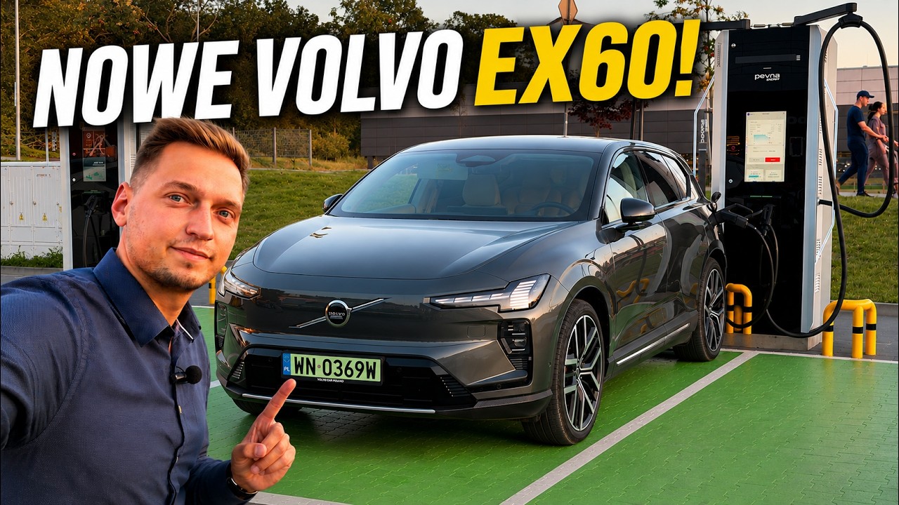 Nowe Volvo EX60 ładuje się SZYBCIEJ niż Tesla? 🤯 Test w trasie, zasięg i cena 281.900 zł...