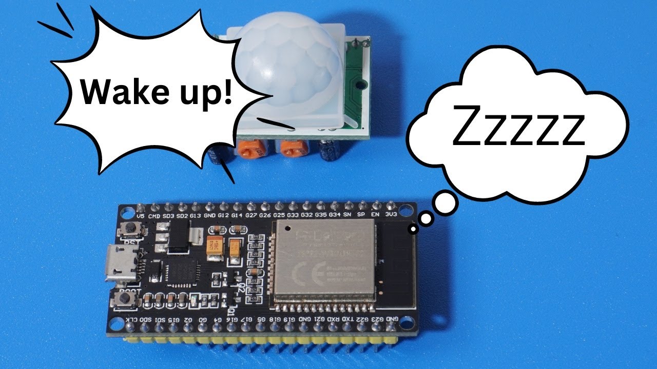 ESP32 Пробуждение с помощью PIR-датчика движения