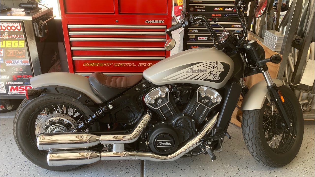 How to (part 1) shorten your Indian Scout Bobber exhaust to make it look and sound amazing!