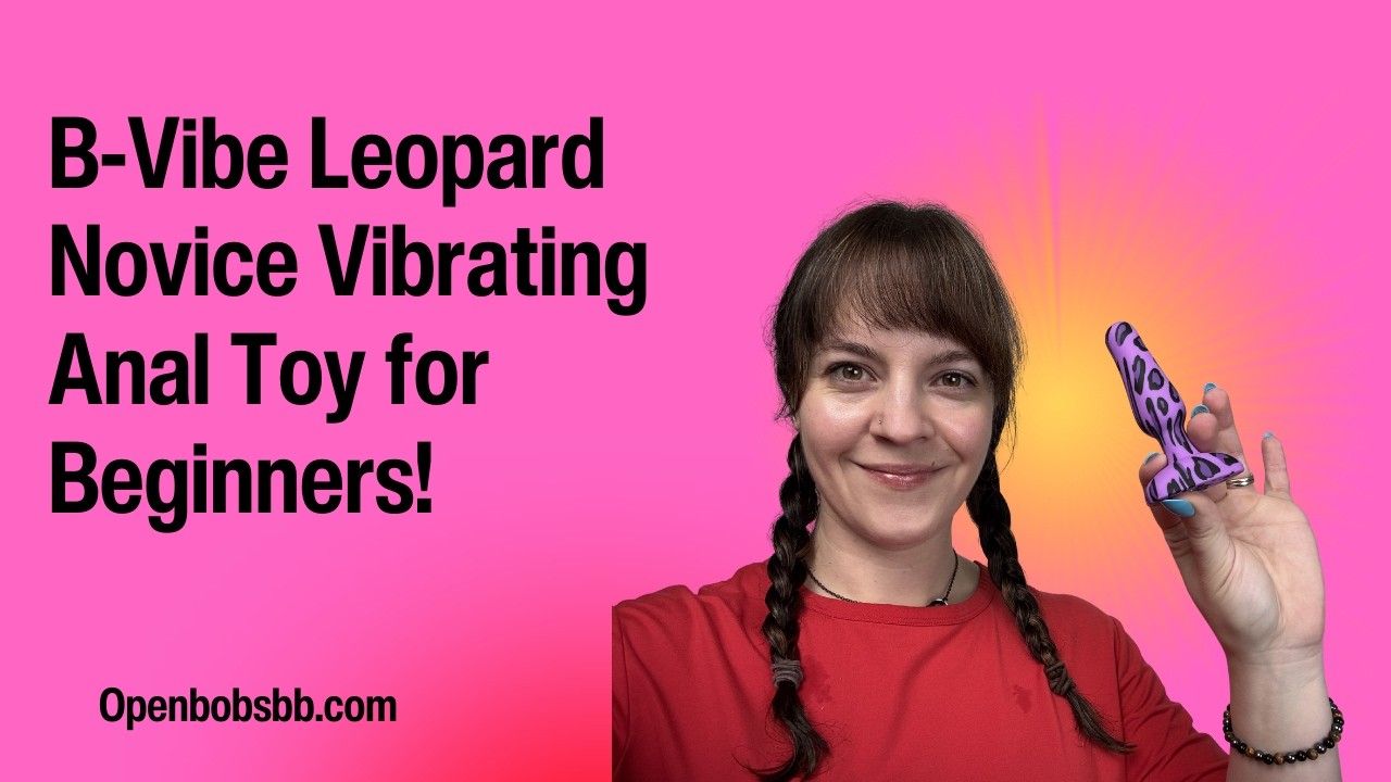 Обзор обучающей секс-игрушки - B-Vibe Leopard Novice Vibrating Anal Toy for Beginners Limited Edi...