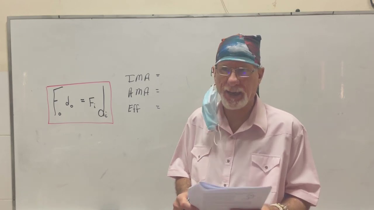 Exercise 15 Inclined Plane: AMA, IMA, Efficiency, Force Output and Input, and Distance In and Out..