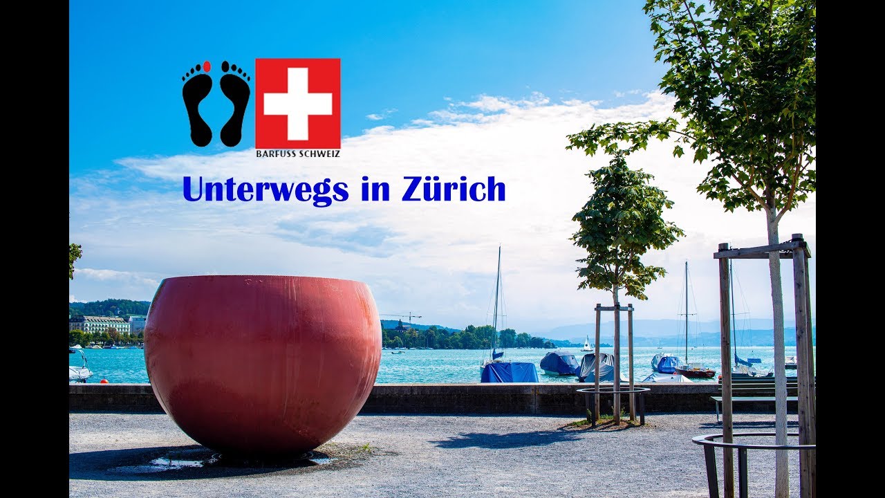 Barfuss in Zürich unterwegs