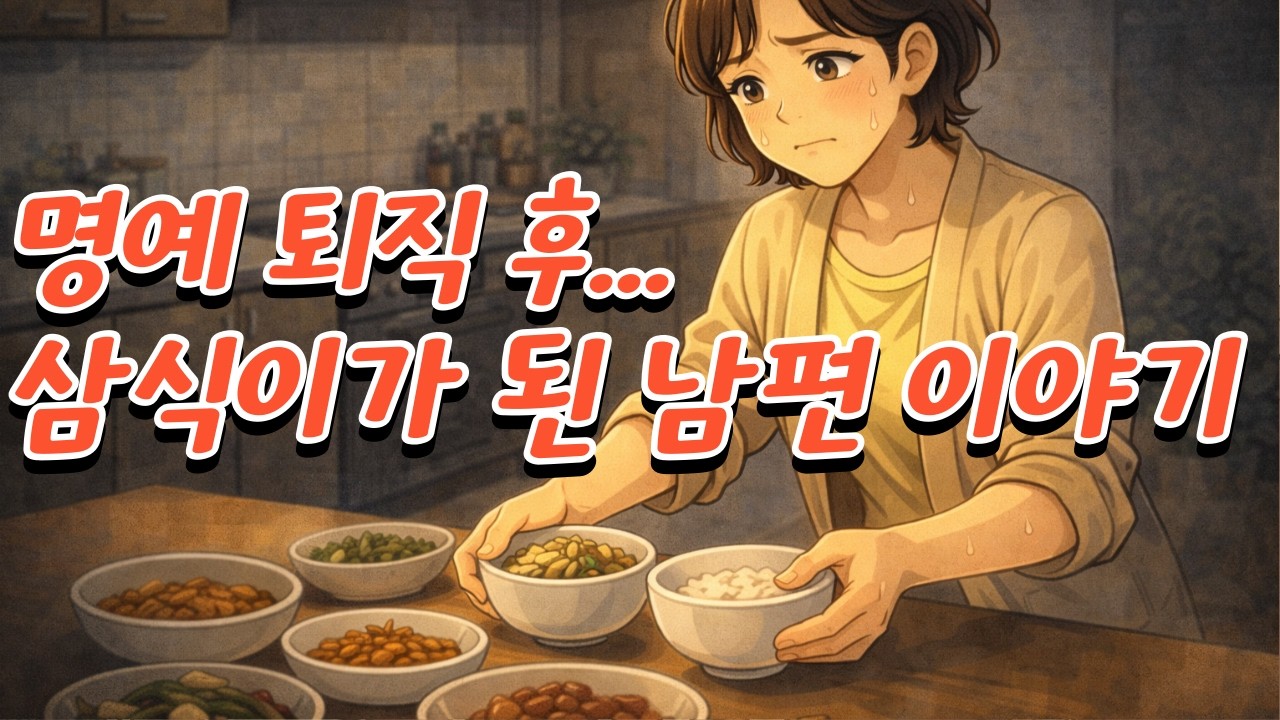 명예퇴직 후 삼식이가 된 남편이야기