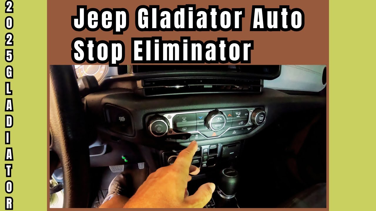 Устройство автоматической остановки двигателя для Jeep Gladiator 2025 года