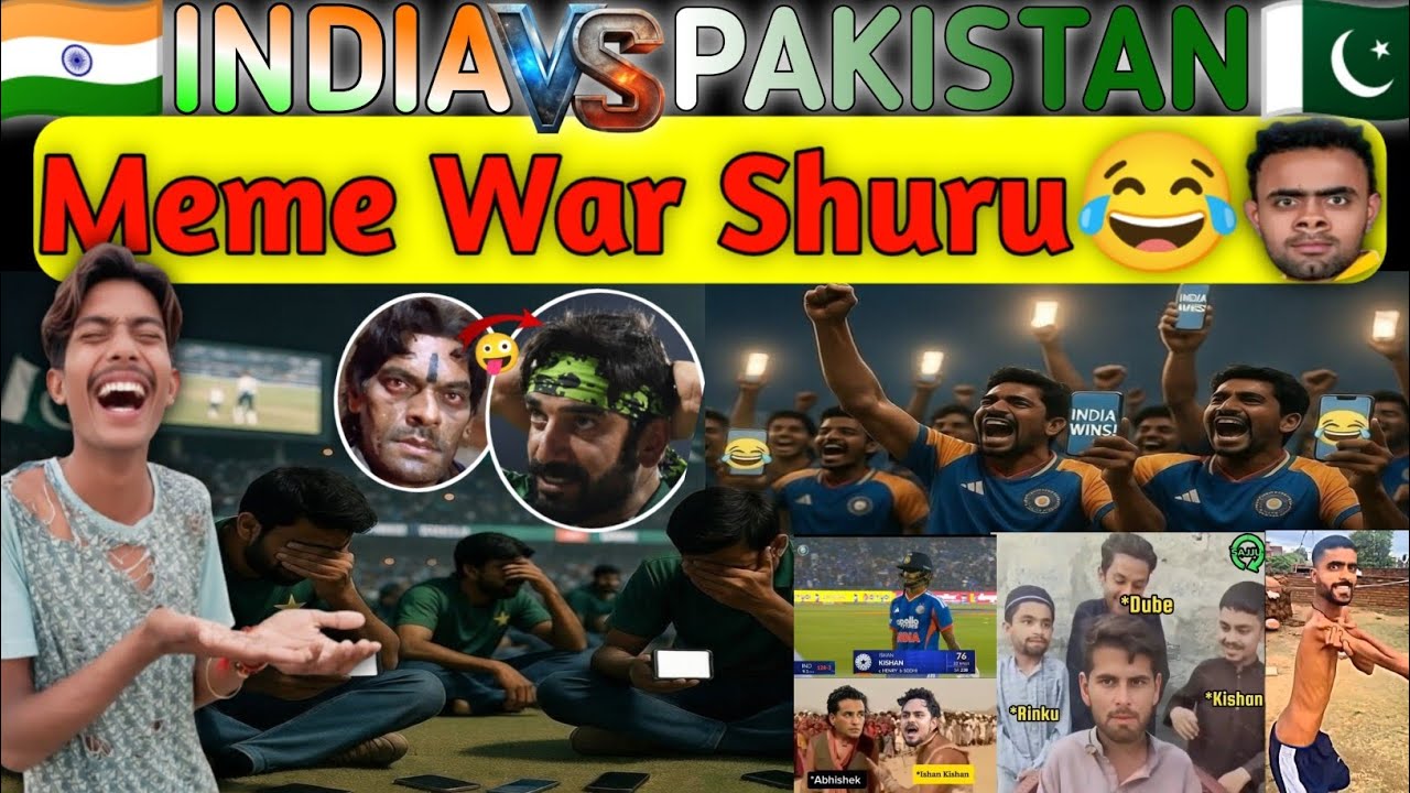 Pakistani Cricketers Pe Indian Memes Ka Attack! Match Harne Ke Baad Public Ka Reaction😂🔥