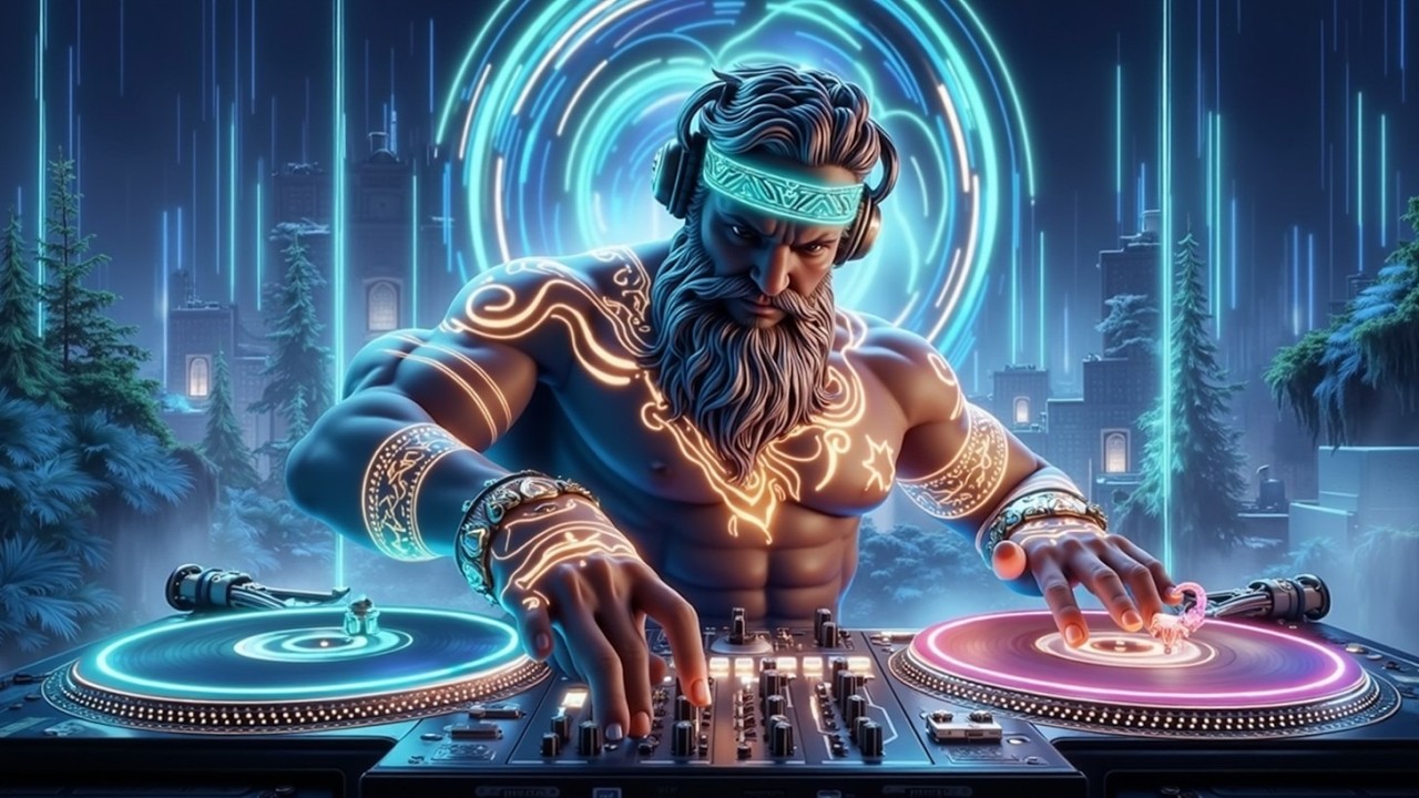 Космическое и небесное техно ~ Deep Techno Mix - Космический саундскейп