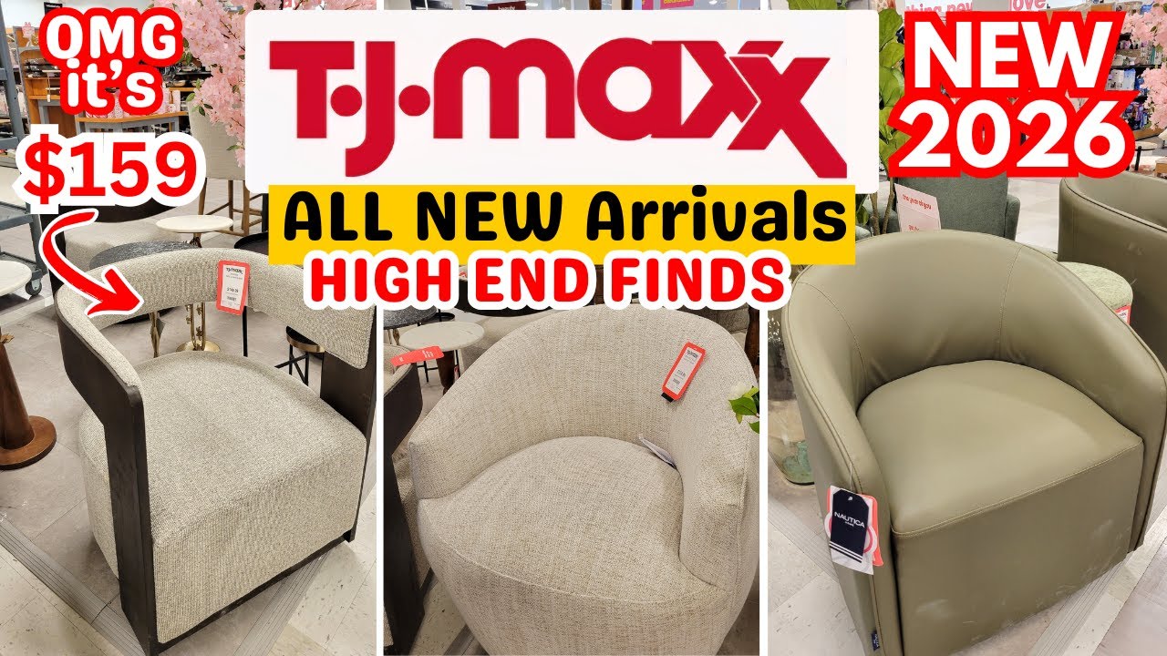 NEW TJ MAXX HOME DECOR AND FURNITURE FINDS | SHOP WITH ME | STORE TOUR