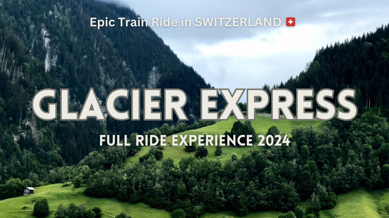 We Took the Most EPIC TRAIN Ride Through the Alps | Glacier Express 2024