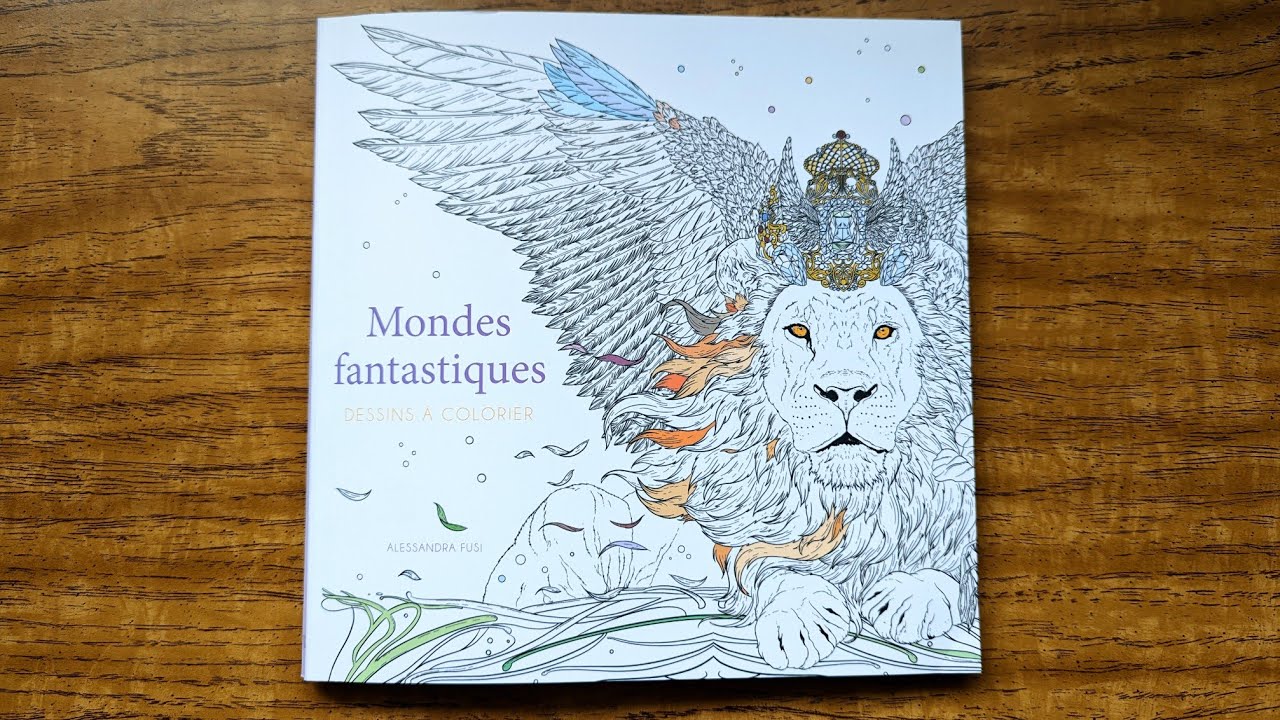 Mondes fantastiques/ Fantastic Worlds Alessandra Fusi coloring book