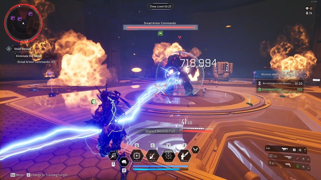 TFD - Void Vessel: Hard Solo (0 Beacons, Ult Bunny, 2m 46s remaining)