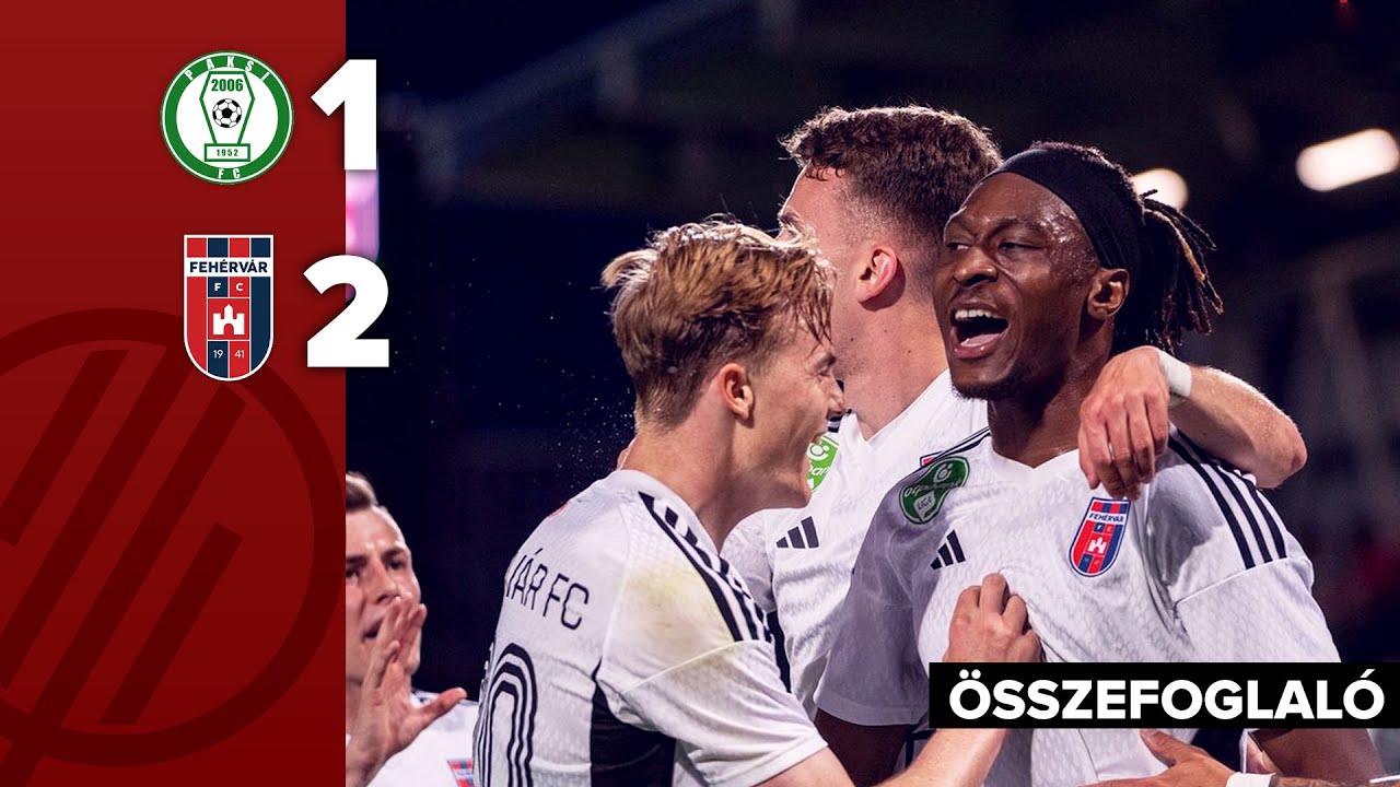 NB I: Paks–Fehérvár 1–2 | összefoglaló