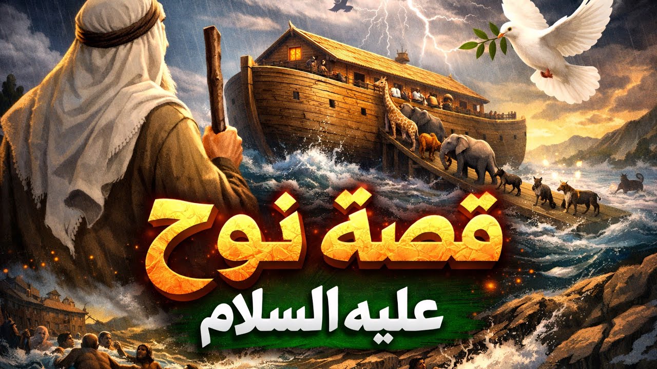 قصة نوح عليه السلام-الطوفان