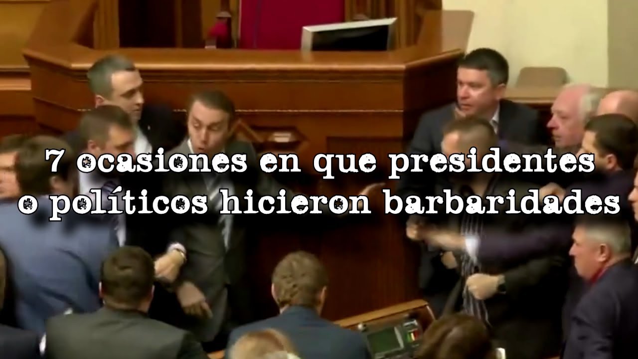 7 ocasiones en que presidentes y pol&iacute;ticos hicieron barbaridades ante c&aacute;maras