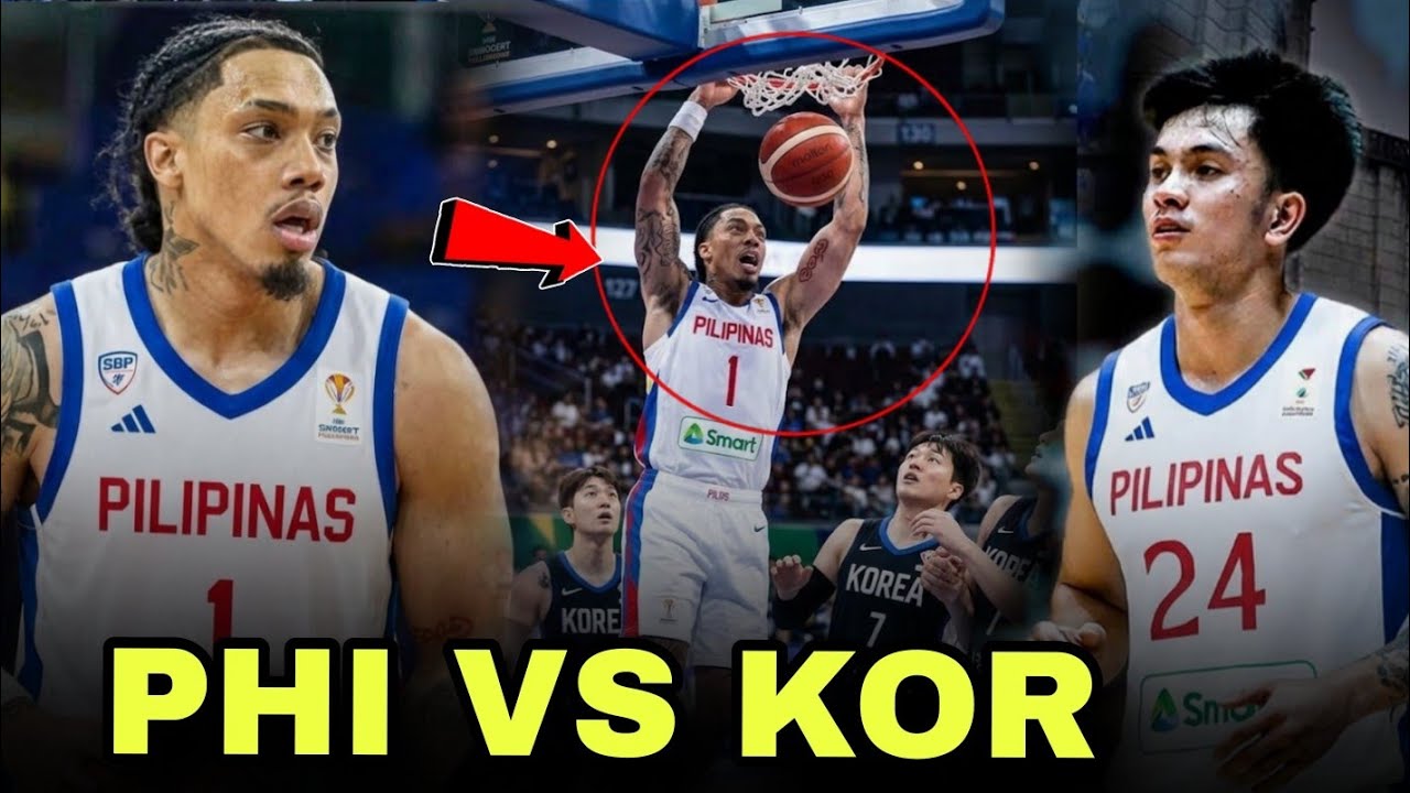 Sedrick barefield & Adrian Nocum Gilas Debut l Gilas Pilipinas vs Korea Highlights 