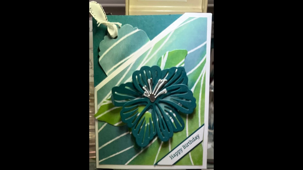 Simply Beautiful & Painted Illusions DSP - Product of the Month Fun Fold Card:  plus 2 more cards!