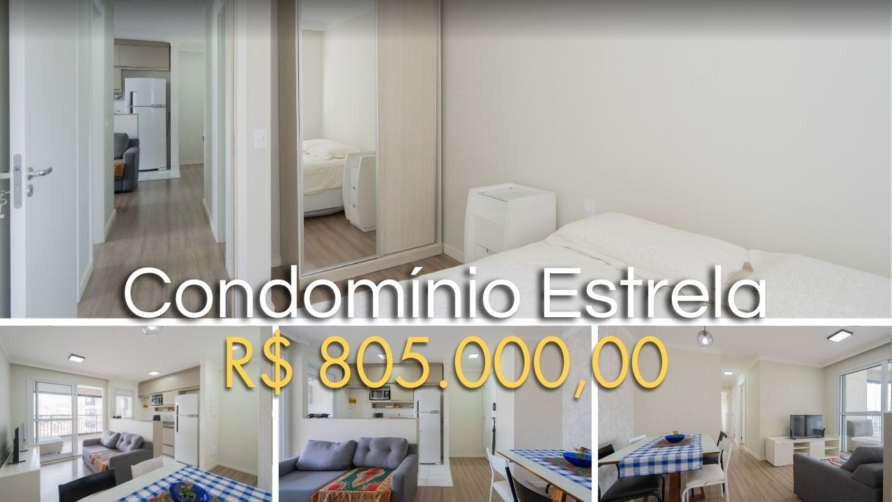 Apartamento 3 Dorms com Suíte no Tatuapé | 66m² | 1 Vaga | Condomínio Estrela