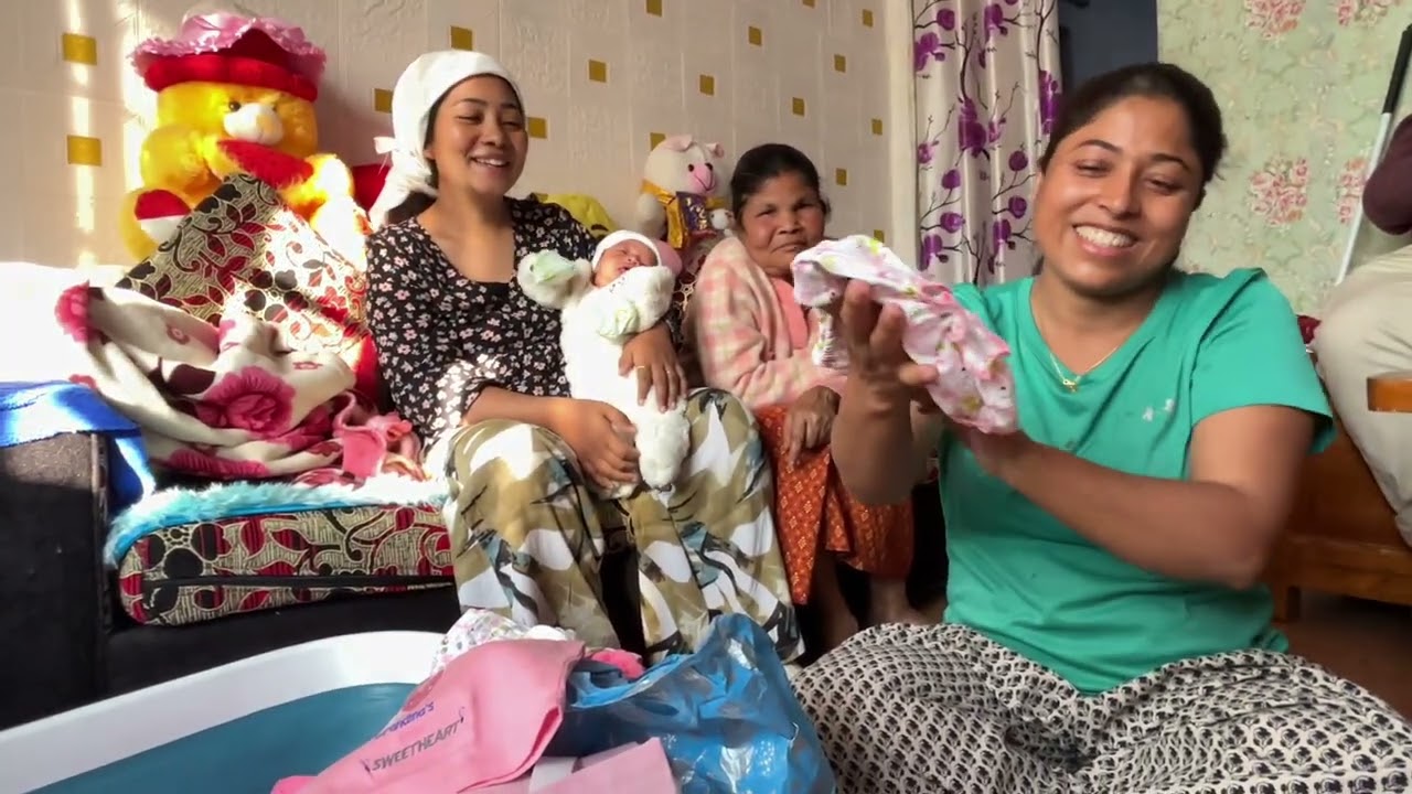Unboxing gifts of our little angel ! 😇 #dayinmylife #ishalamavlog 