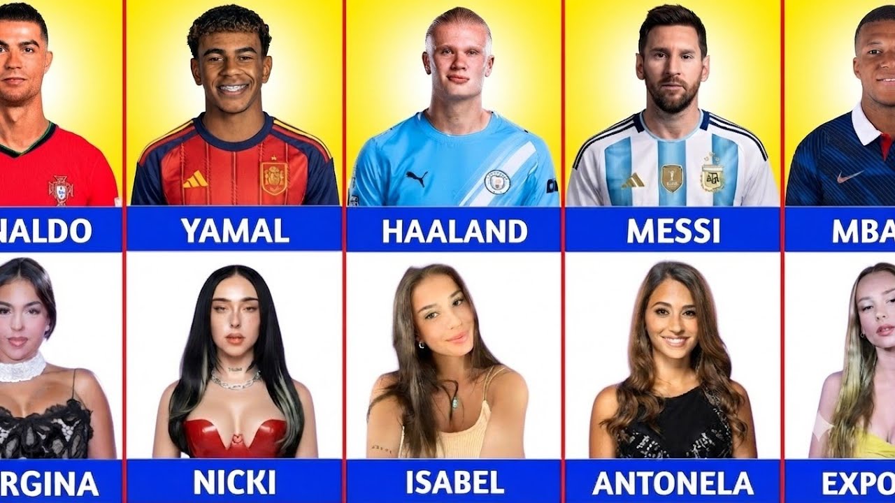 Famous Football Players and Their Beautiful Wives & Girlfriends