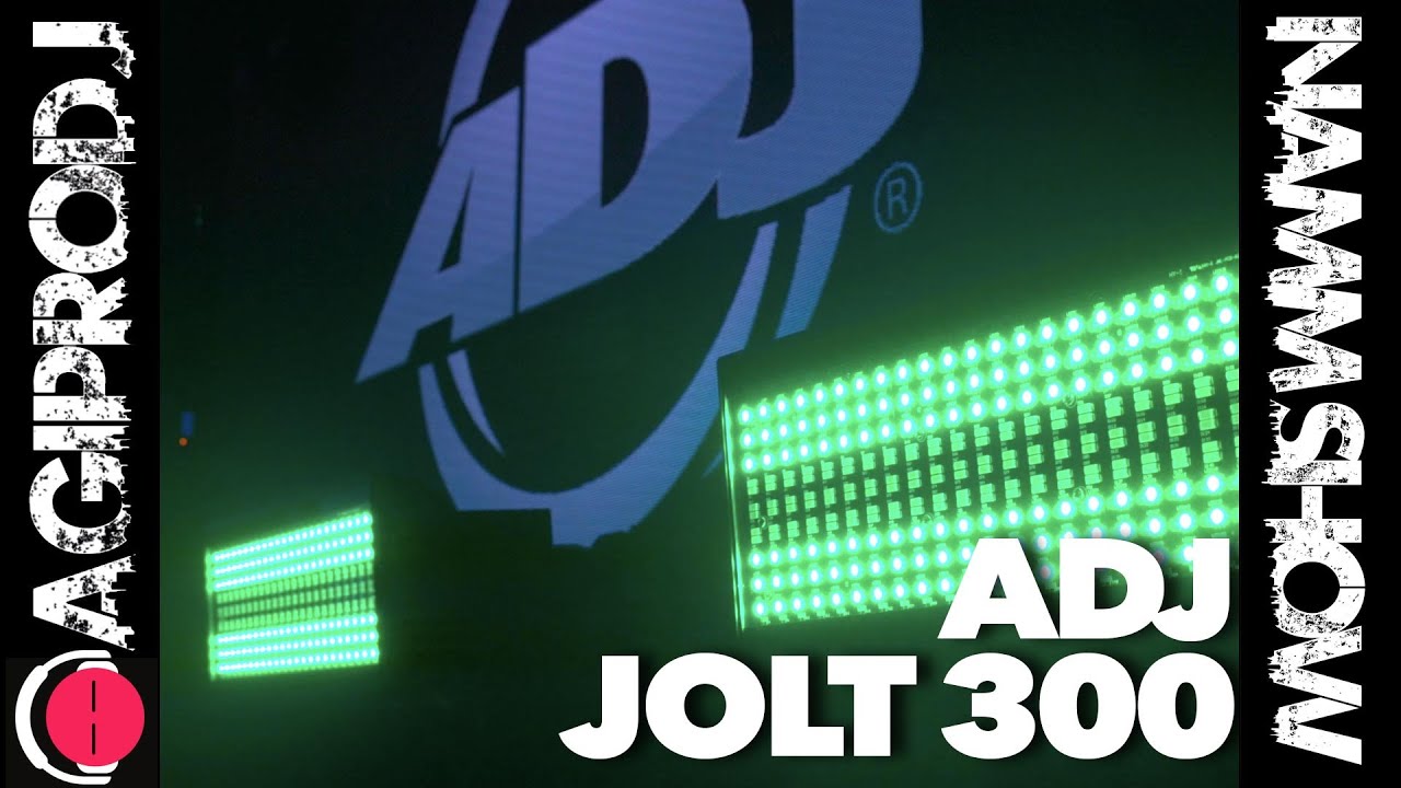 ADJ JOLT 300 - Eye Candy LED Strobe- FIRST LOOK NAMM 2020 | agiprodj.com