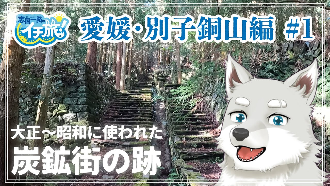 【イチ旅！愛媛・別子銅山編#1】大正～昭和に使われた炭鉱街の跡【鹿森社宅跡】