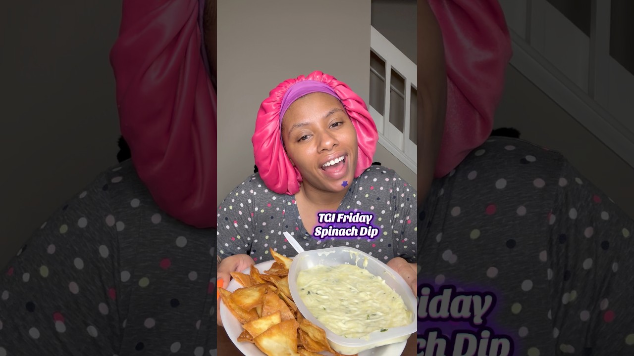 TGI Friday Spinach Dip Mukbang 