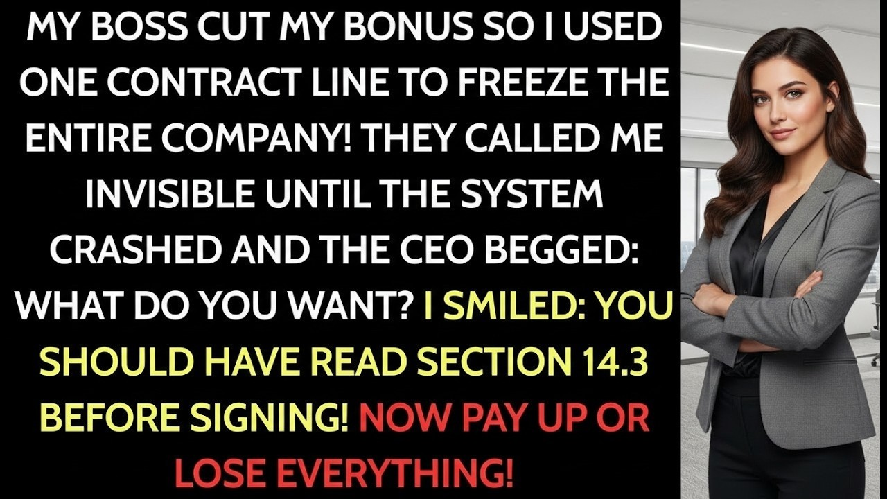 My Manager Cut My Pay—One Contract Line Locked the Company Accounts. 💼
