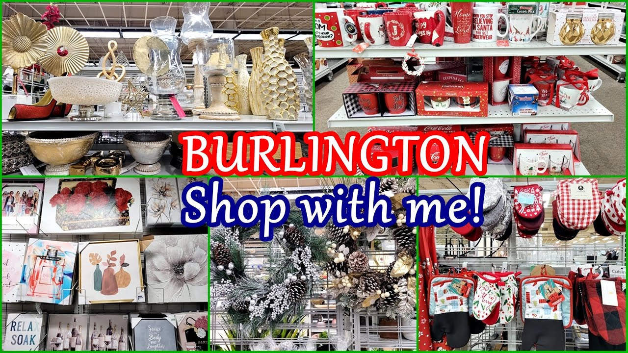 BURLINGTON SHOP WITH ME 2021 NEW FINDS! GLAM DECOR HOME DECOR CHRISTMAS SHOPPING