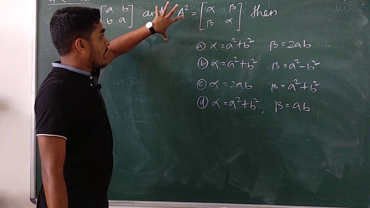 IIT-JEE Previous Year question 2003,Topic - Matrices