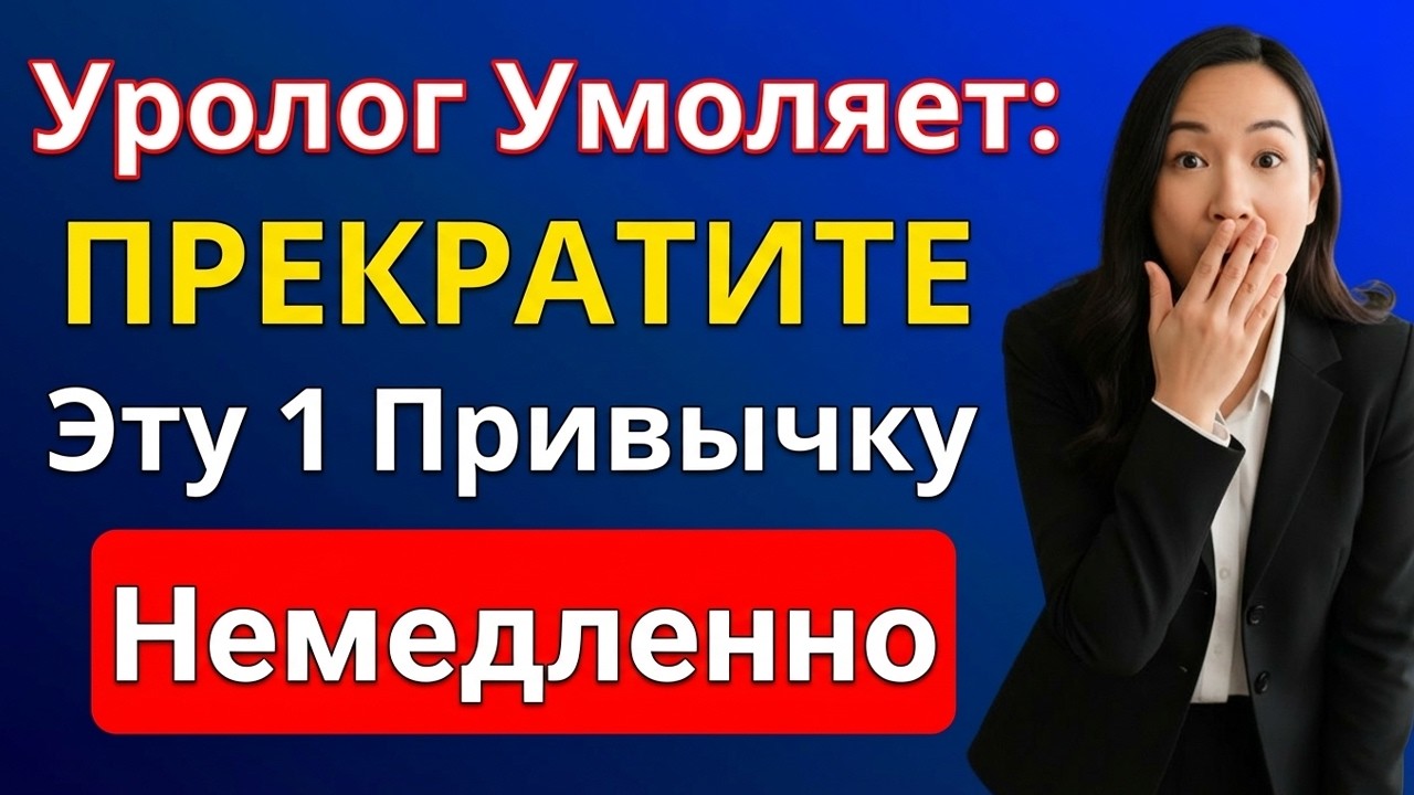 Старше 60 лет? 1 худшая привычка, из-за которой растёт простата — прекратите это прямо сейчас!