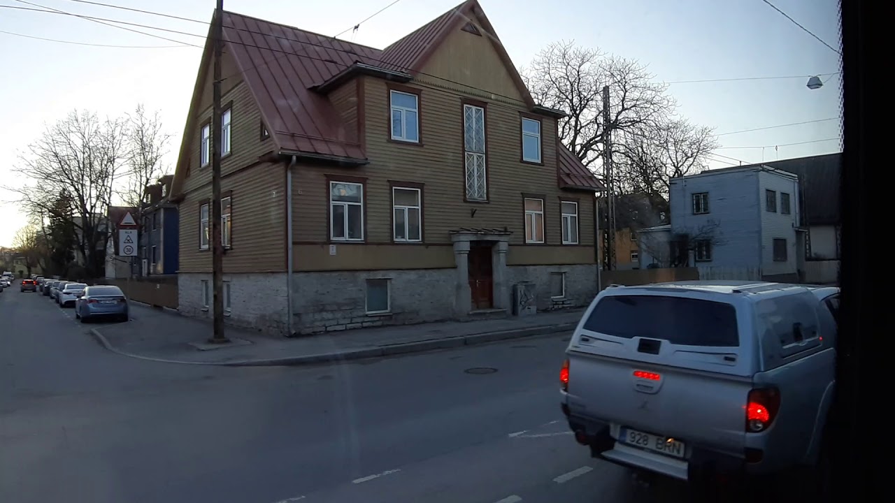 Ride in Tallinn - Bus 48 Viru Keskus - Pelguranna - 25.03.2019