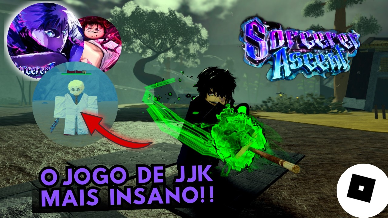 😱 O NOVO JOGO DE JUJUTSU KAISEN NO ROBLOX É INSANO!  Sorcerer’s Ascent