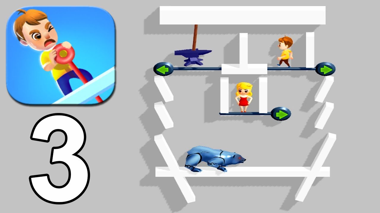 Pin Pull - Gameplay Walkthrough - All Levels 80-110 iOS,Android