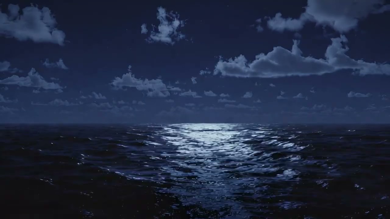 Sonido del Mar Nocturno 🌊 Calma tu Mente y Duerme Profundamente Esta Noche