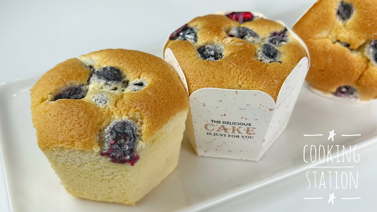 Рецепт пышного лимонно-черничного кекса! Просто и очень вкусно!