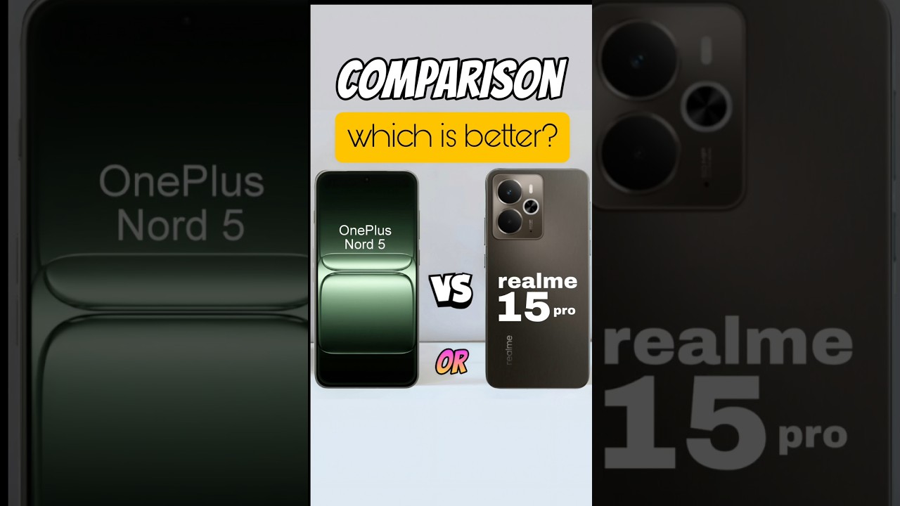 realme 15 pro vs oneplus nord 5 #smartphone #oneplus #realme