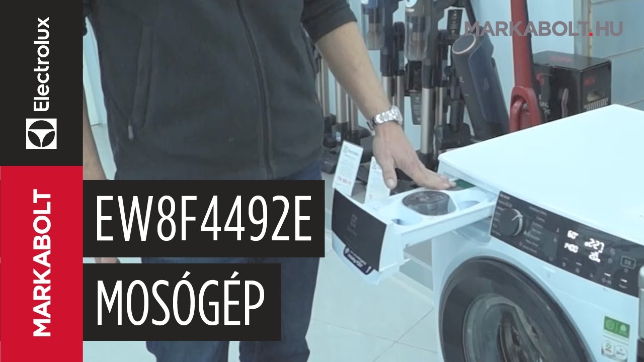 Electrolux EW8F4492E elöltöltős mosógép – Márkabolt.hu