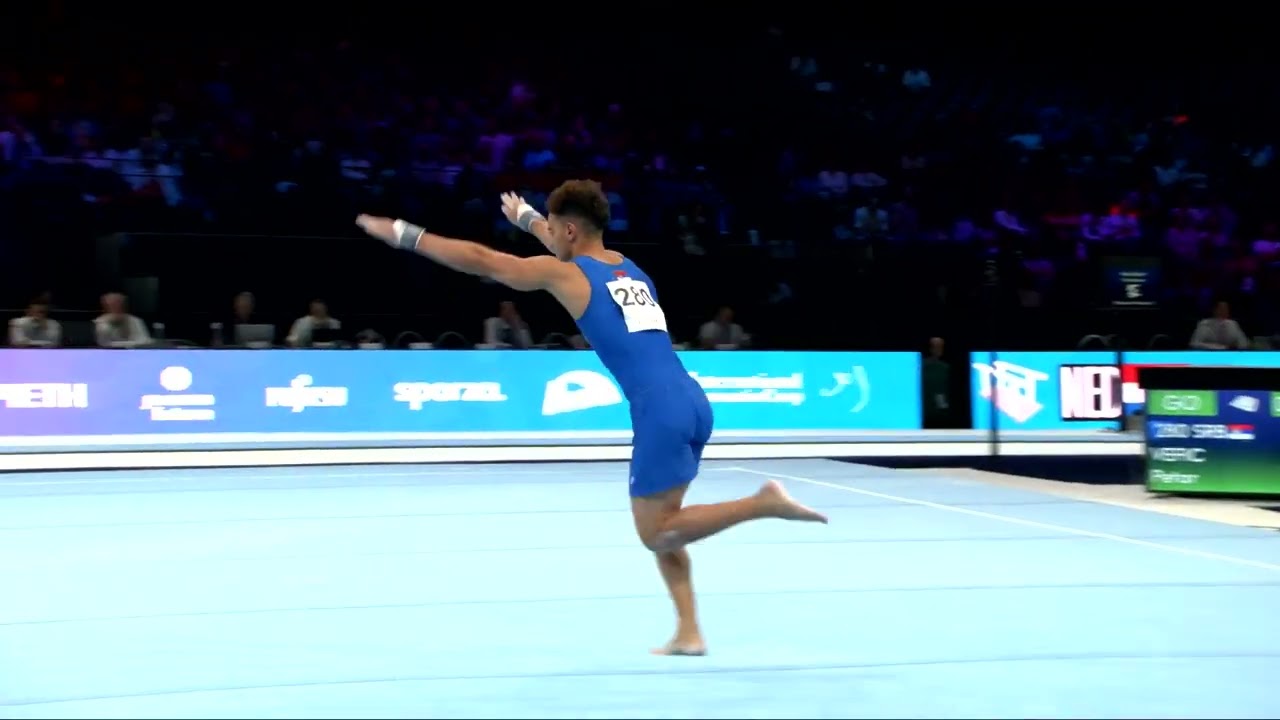 VEFIC Petar (SRB)_2023 Artistic Worlds, Antwerp (BEL)_Qualifications_Floor Exercise