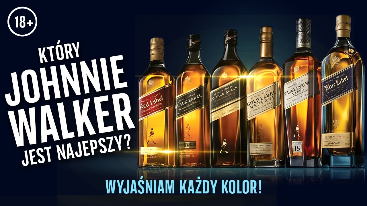 Johnnie Walker - co znaczą r&oacute;żne kolory? Red, Black czy Blue Label? Etykiety sławnej Scotch whisky