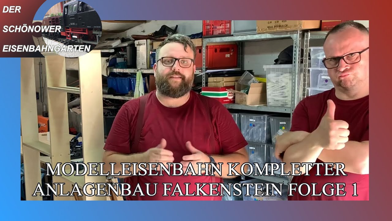 Märklin C-Gleis Modelleisenbahn kompletter Anlagenbau Falkenstein Folge 1 Werkstattalltag