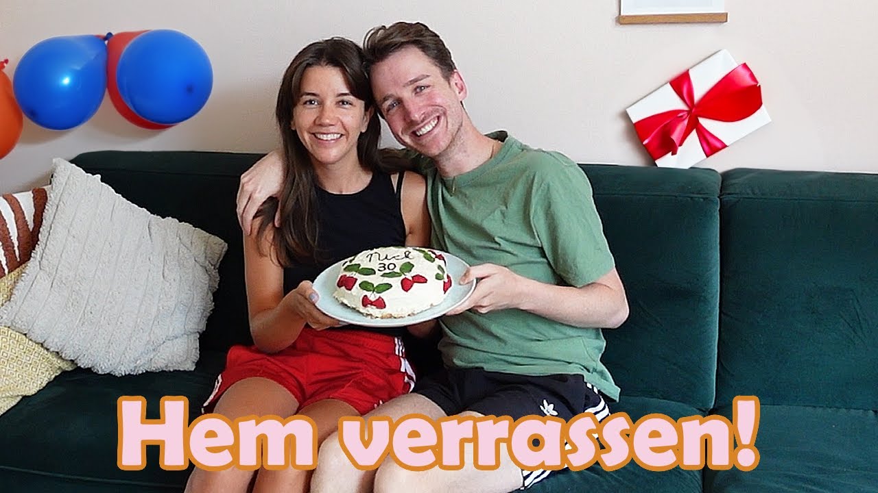 Nick wordt 30! Zelfgemaakte taart & cadeau 😍